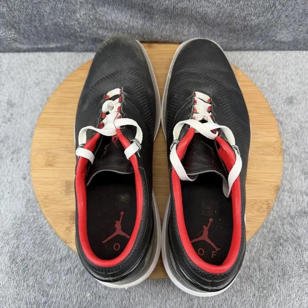 Jordan ADG 4 Shoes Mens Size 13 Black Leather Golf Sneakers DM0103-015